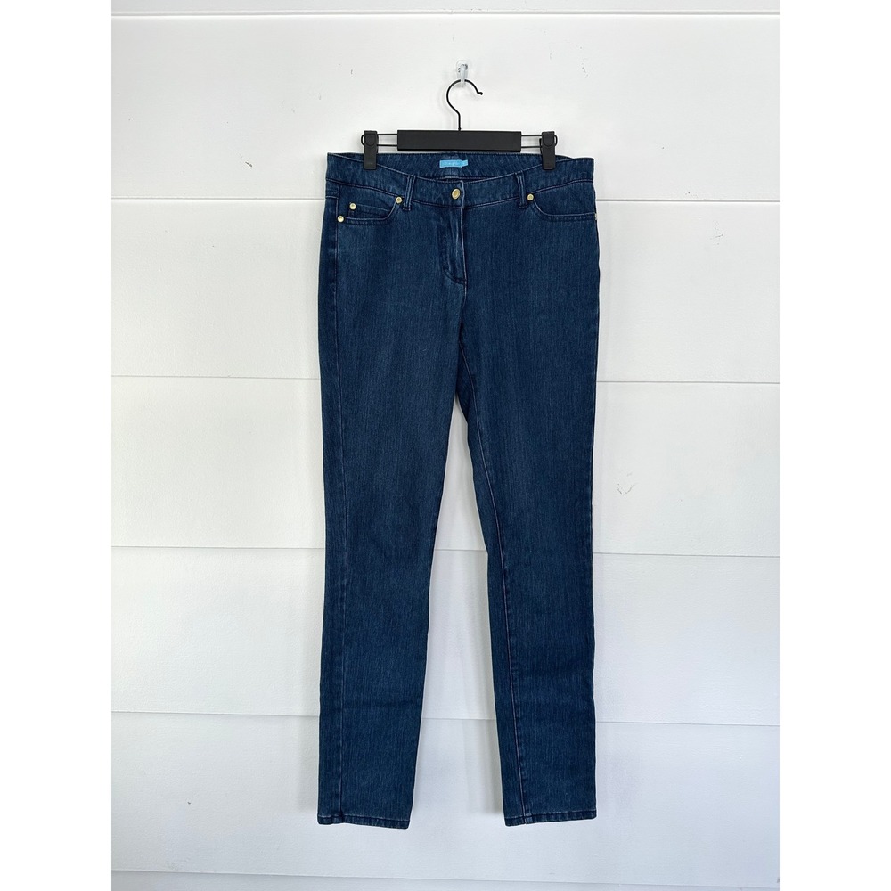 J McLaughlin Lexi Jeans womens 6 stretch slim leg ankle length mid rise